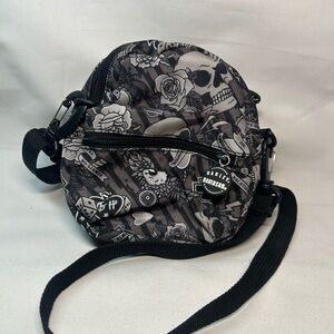 Harley-Davidson Black and Gray Crossbody Bag